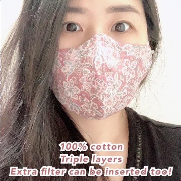 Handmade fabric masks 2PC made in USA 🇺🇸 - Picture 7 of 8